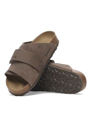 Kyoto suede sandal Concrete Gray Birkenstock 